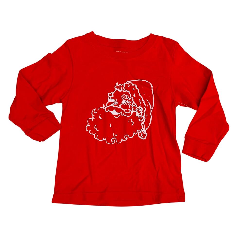 NWT Mustard & Ketchup Kids S (6-8) Red Santa Tee